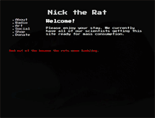 Tablet Screenshot of nicktherat.com